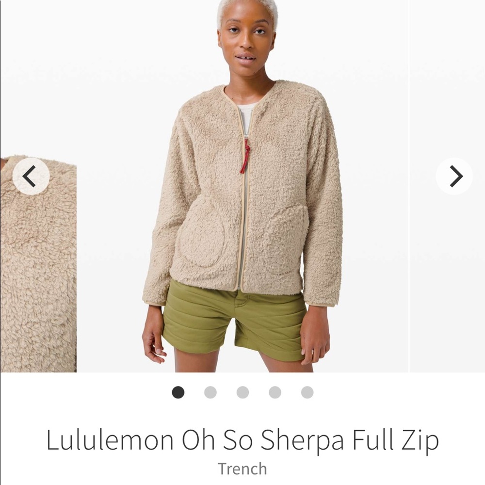 Lululemon Oh So Sherpa Full Zip